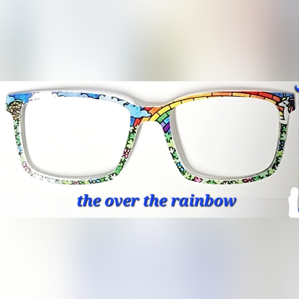 Pair Eyewear magnetic eyeglass topper for Kirby - Over the Rainbow